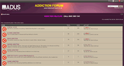 Desktop Screenshot of addictionforum.co.uk