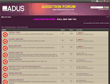 Tablet Screenshot of addictionforum.co.uk